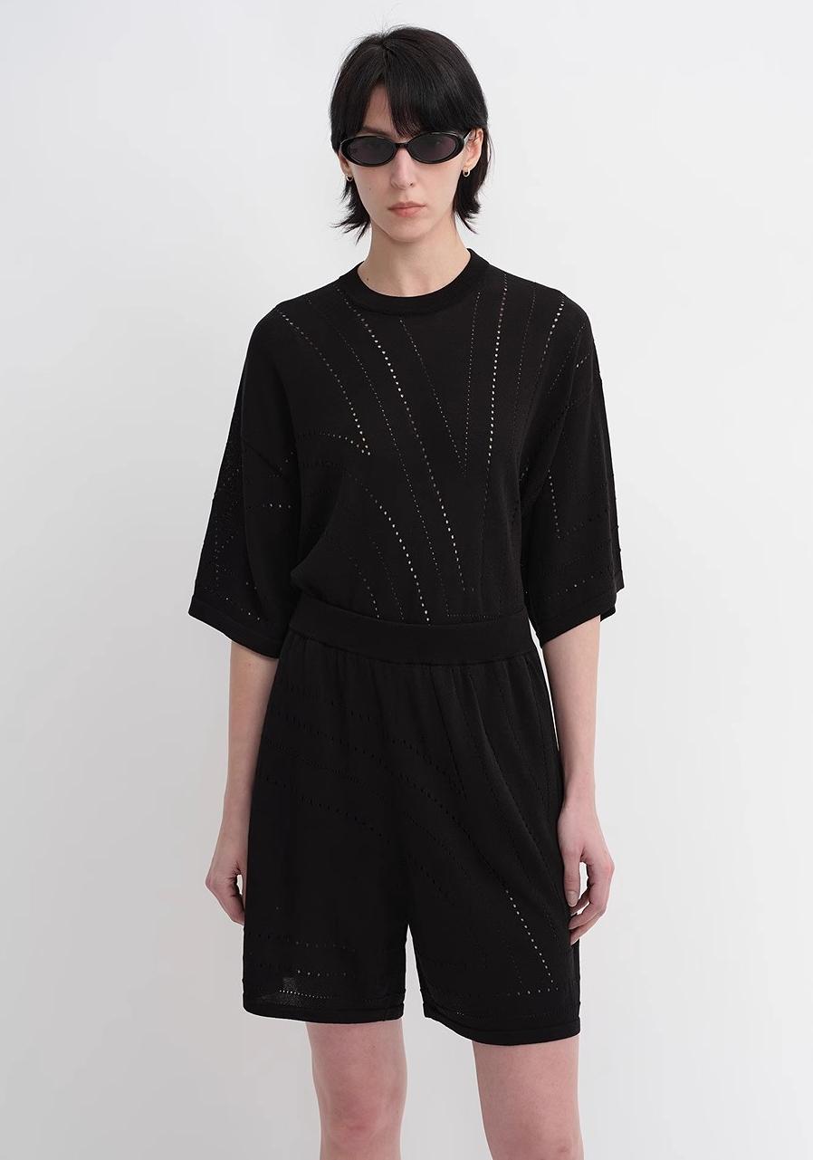 Grid No. 3 Knitted Suit