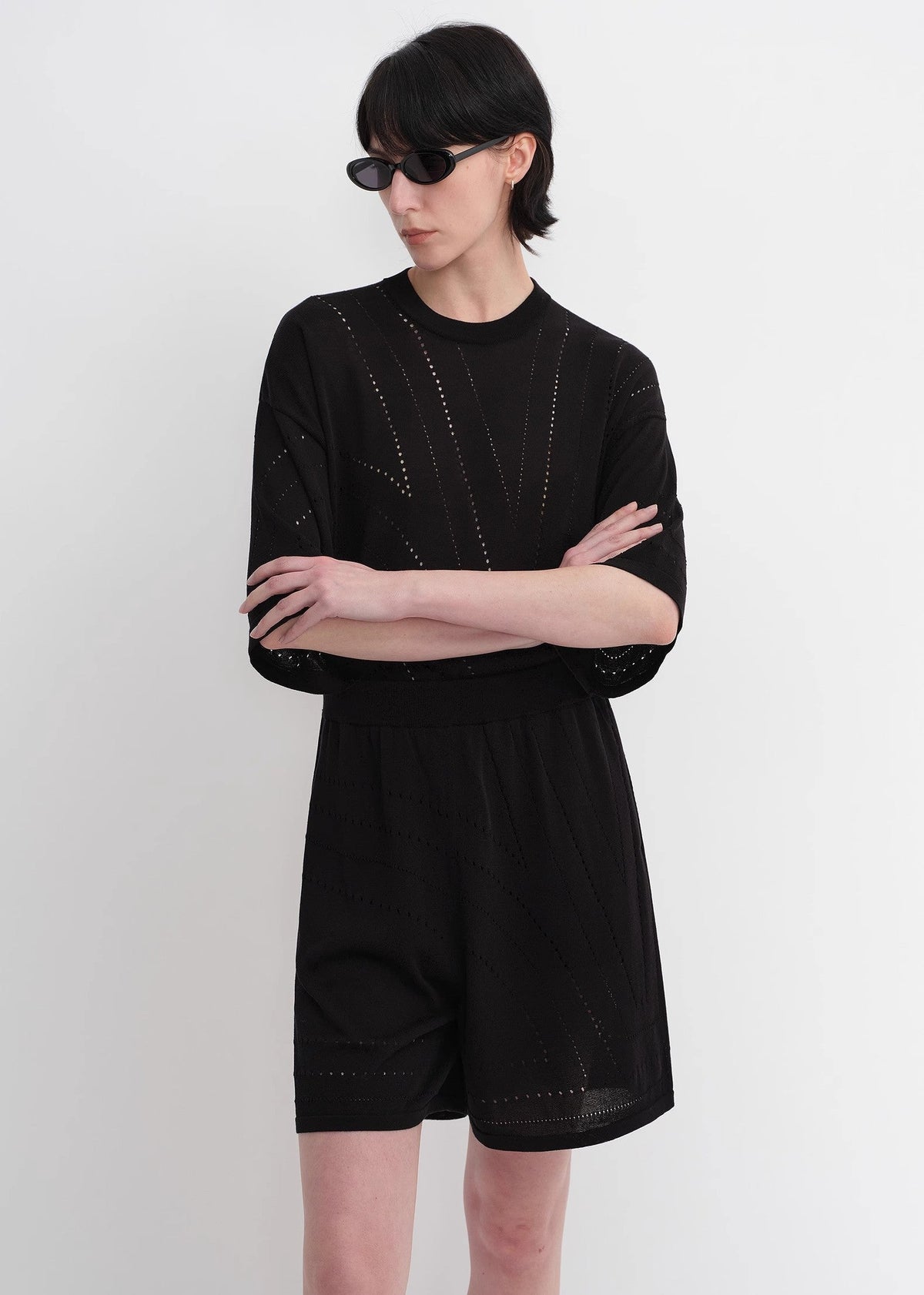 Grid No. 3 Knitted Suit