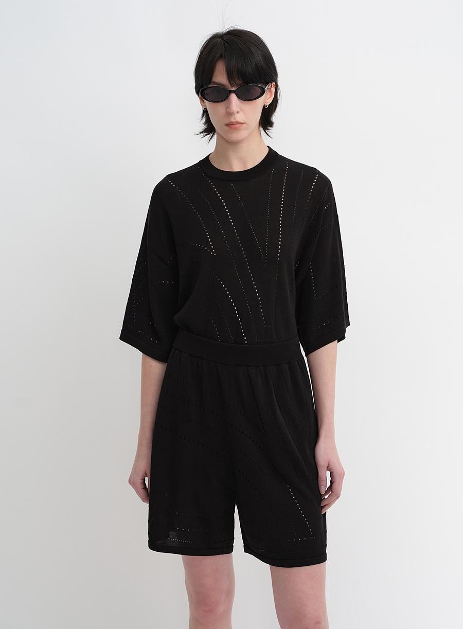 Grid No. 3 Knitted Suit